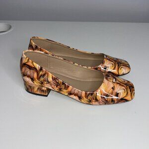 women's floral shoe size 34